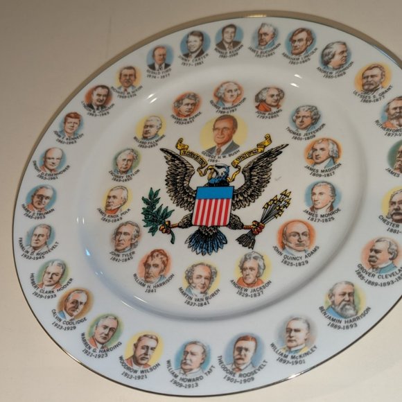 Mint condition Presidential Plate George H.W. Bush - Picture 3 of 3